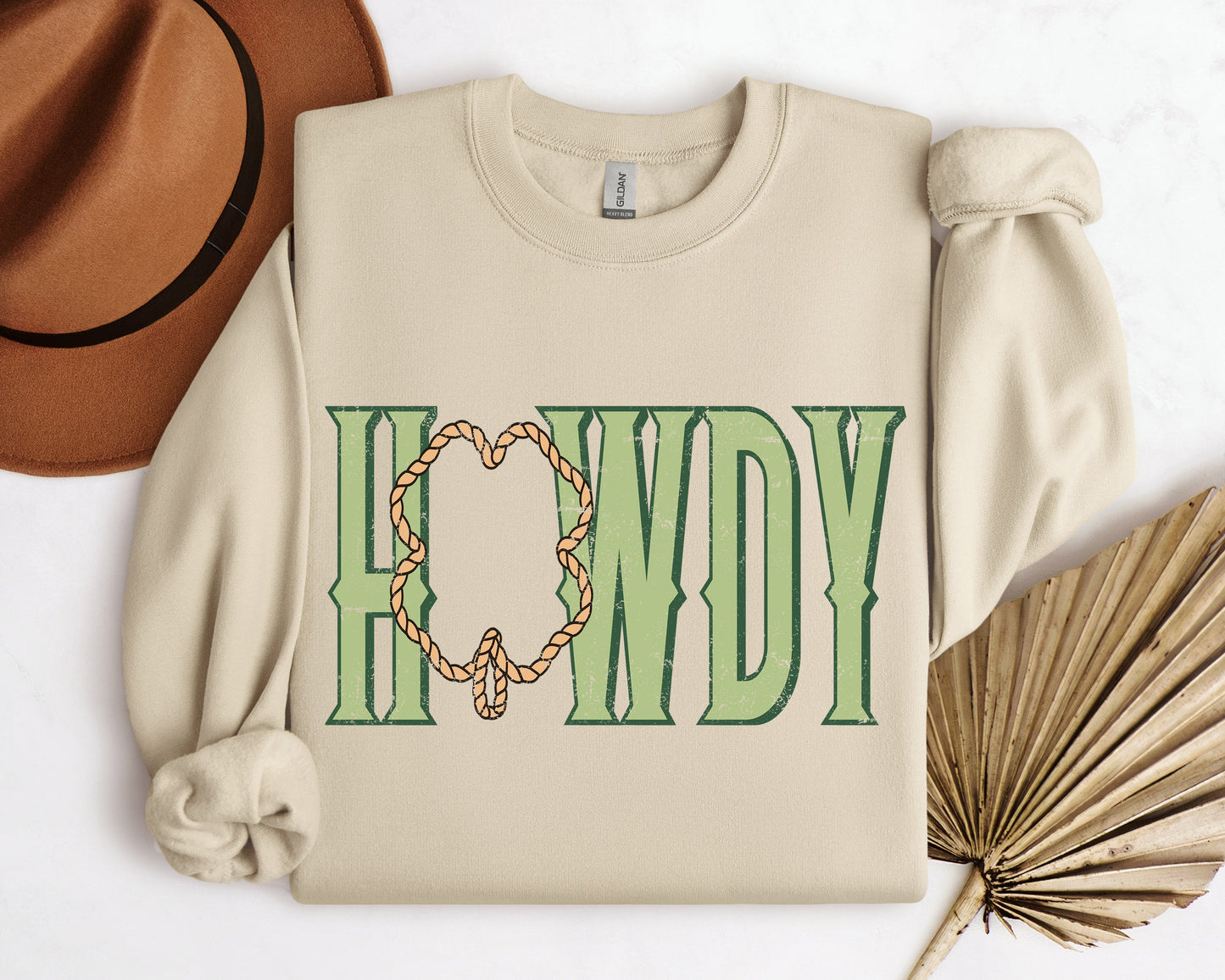 Howdy Rope Shamrock Sweatshirt