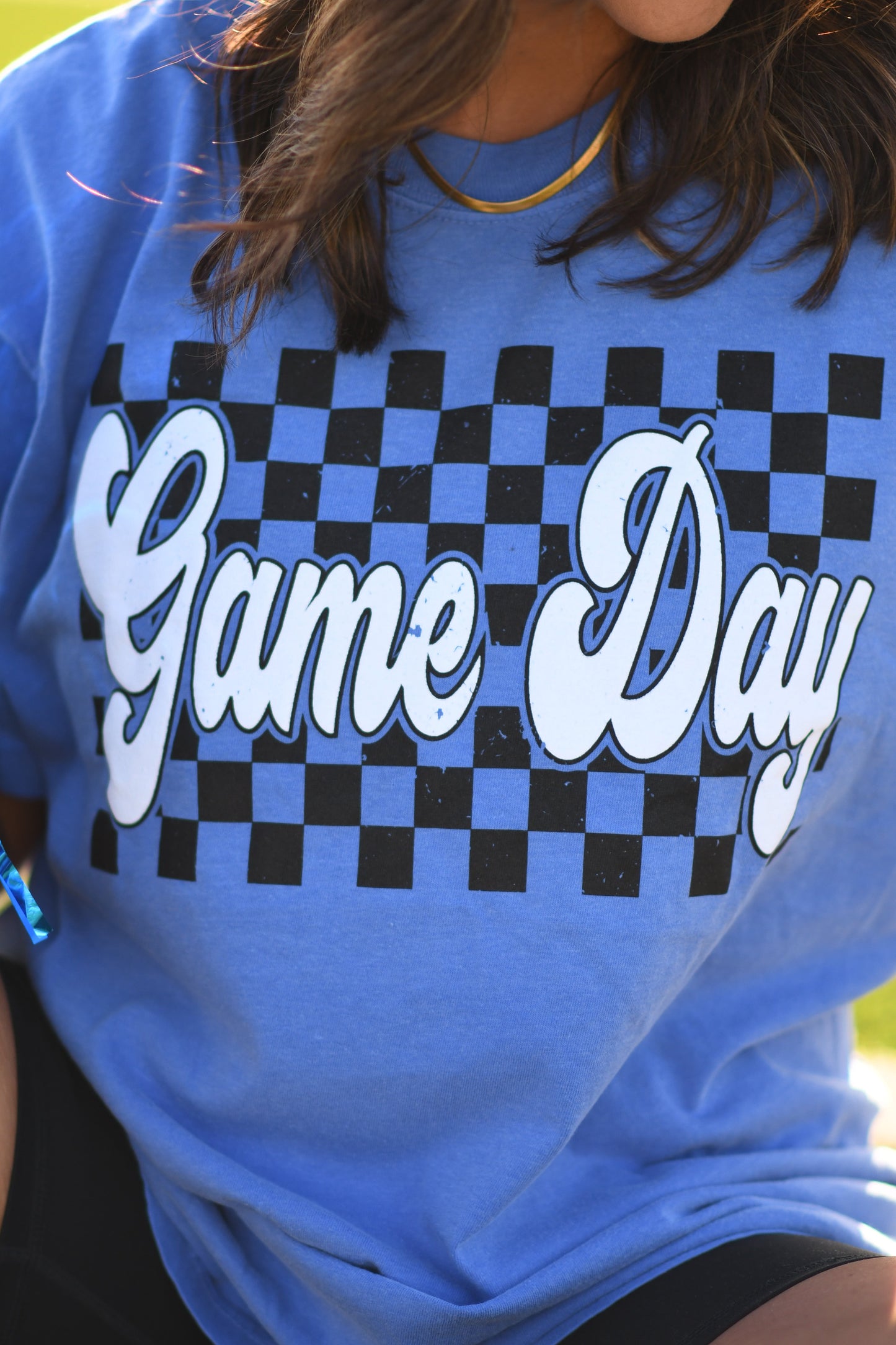 RTS Blue Game Day Puff Tee