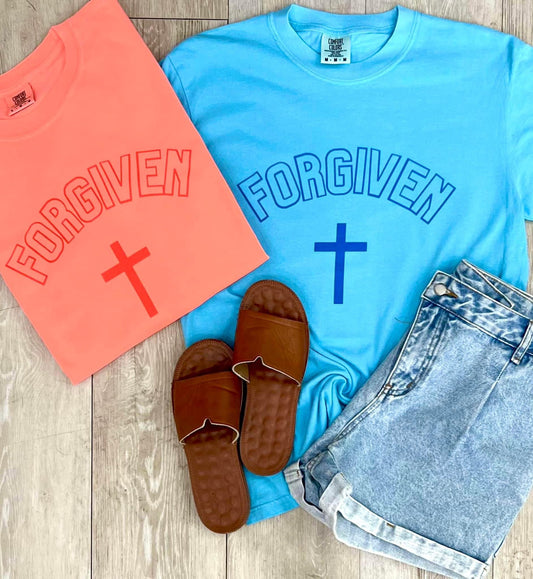 Forgiven Cross tee