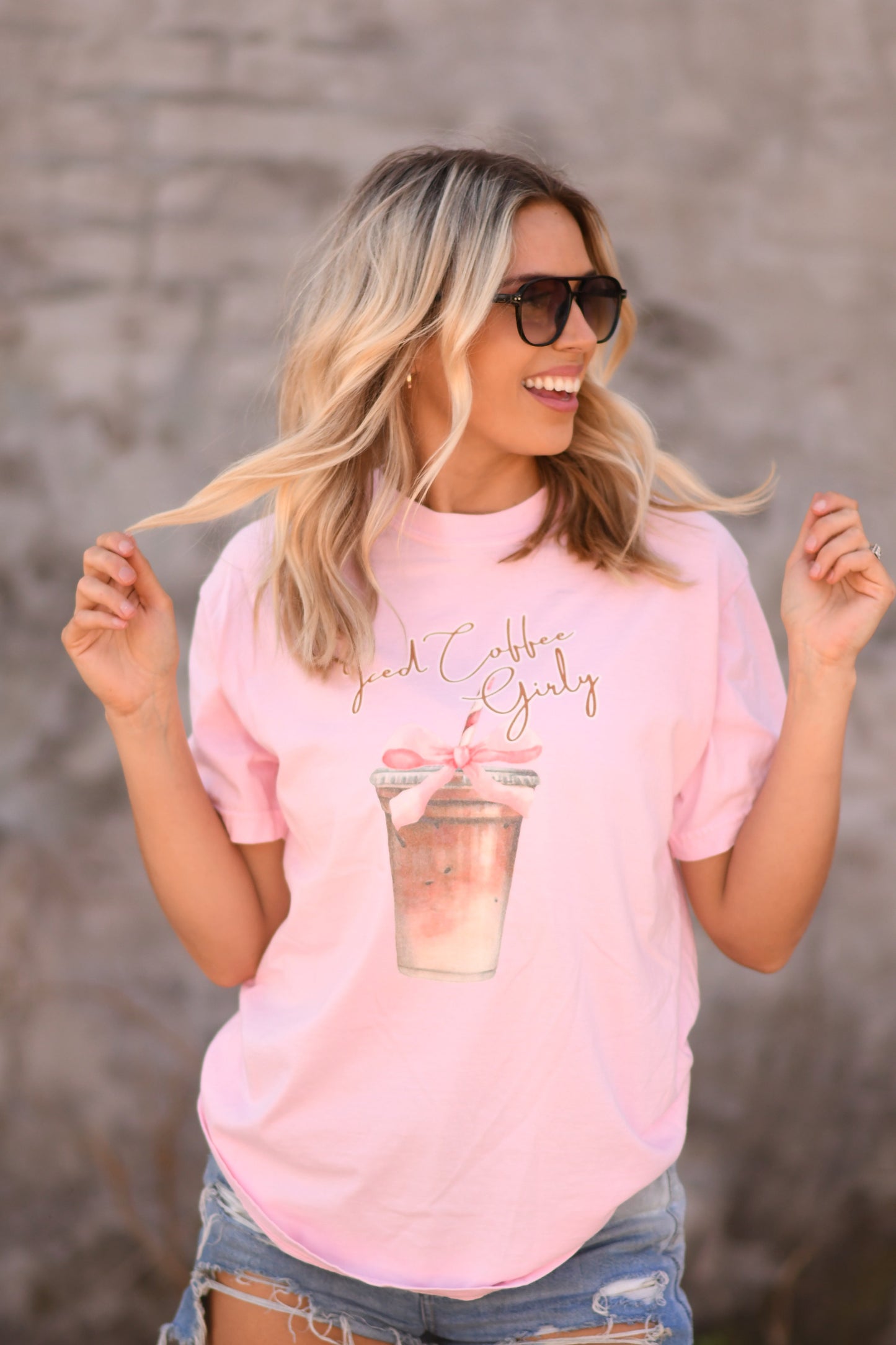 Iced Coffee Girly Tee