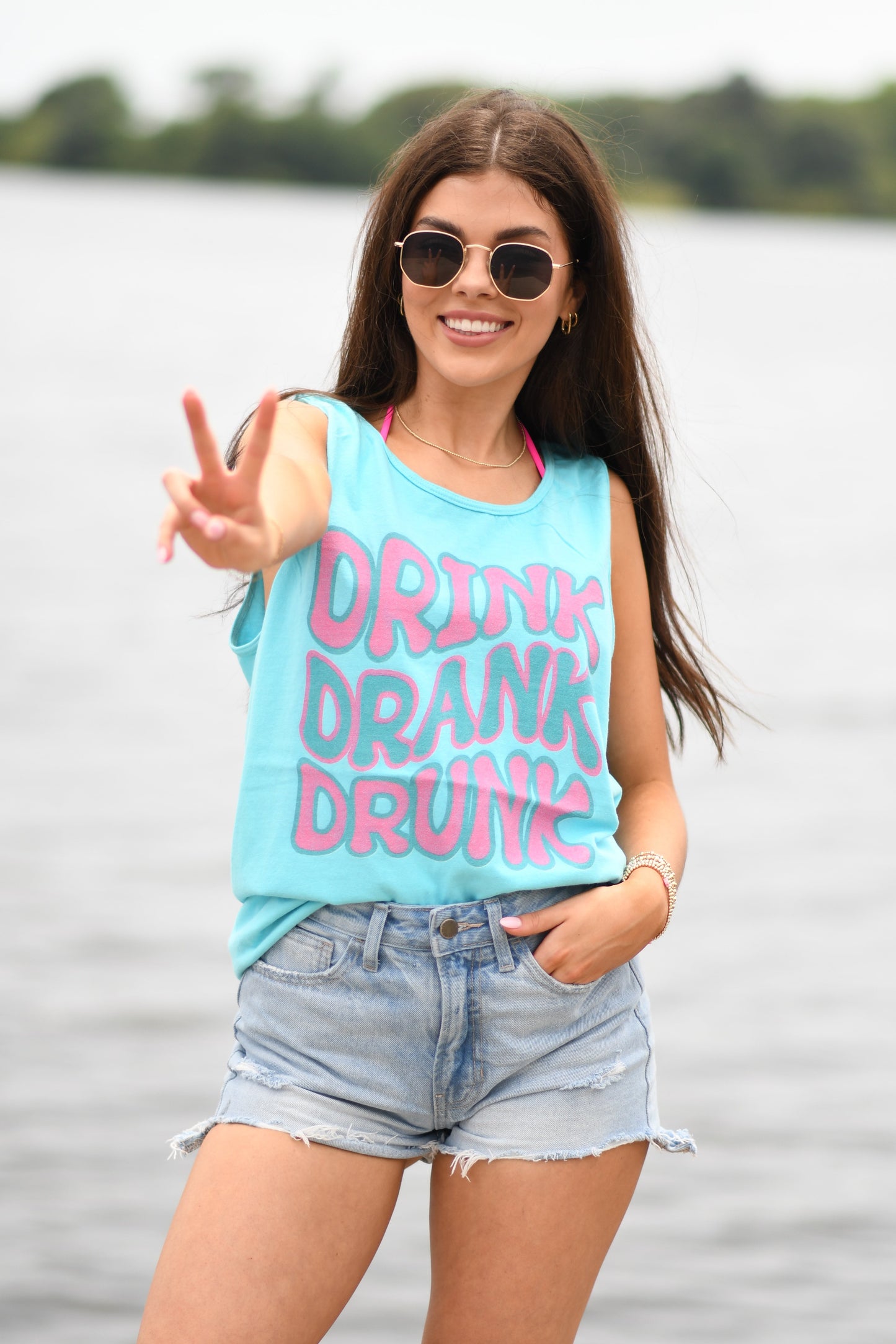 Drink Drank Drunk Tank/Tee