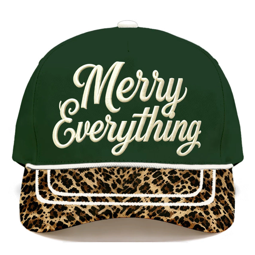 Merry Everything Leopard Hat *CIJ SPECIAL*