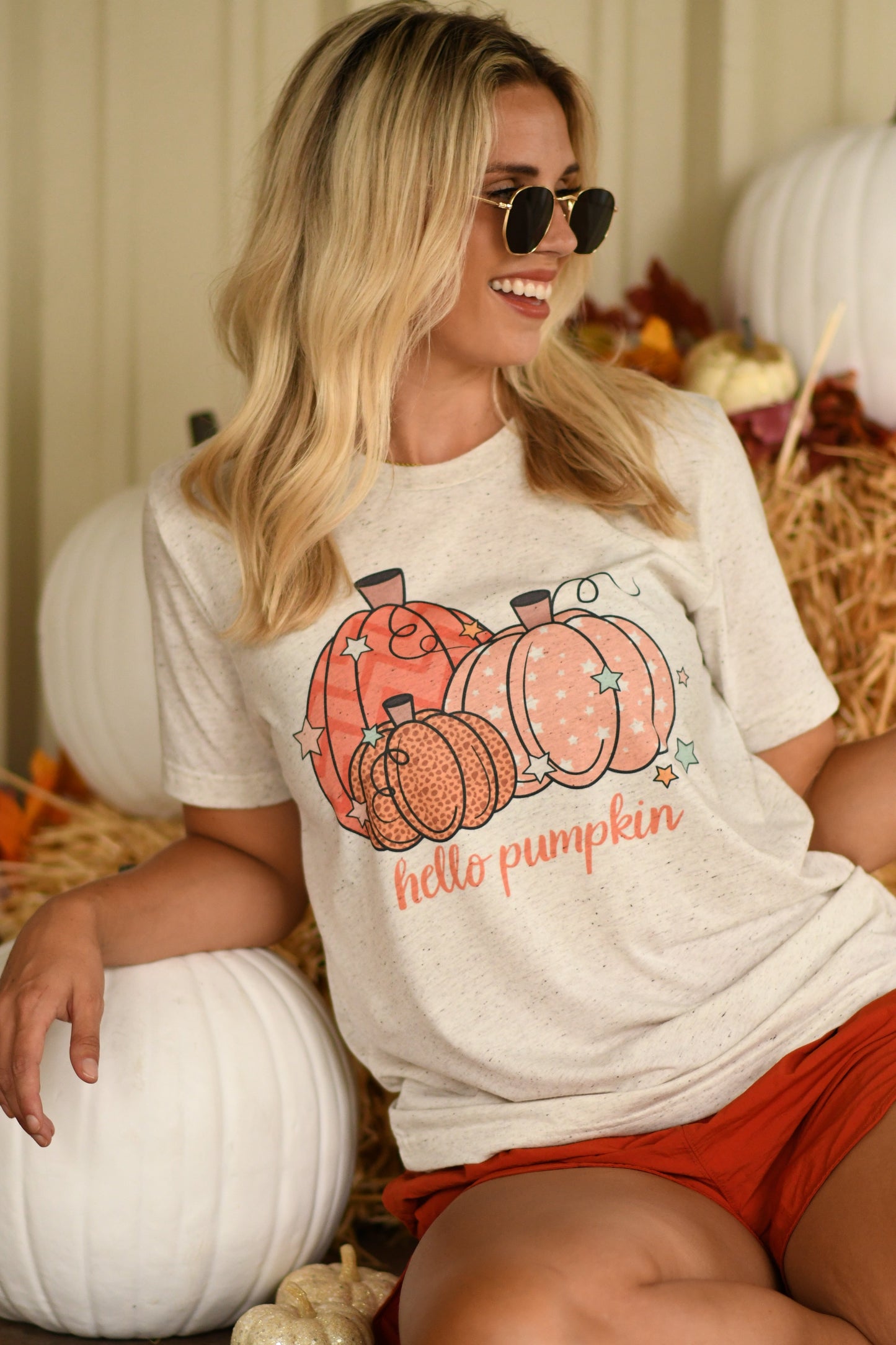 Hello Pumpkin Retro Tee