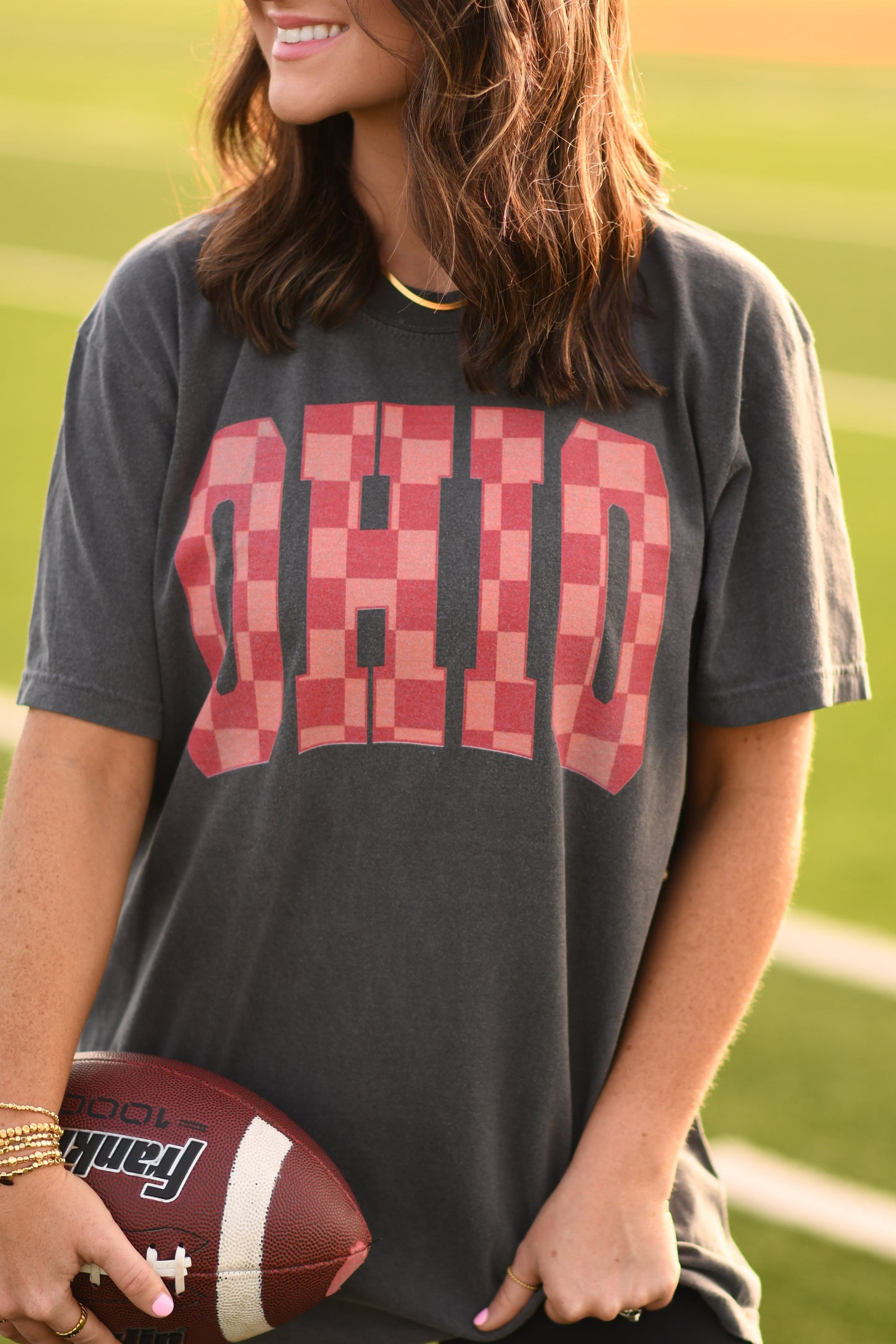 Ohio Checkered Tee