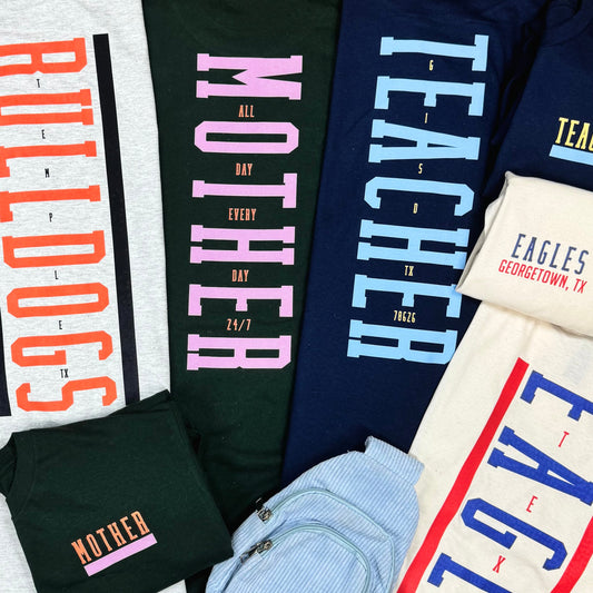 Custom Spirit Stack Short or Long Graphic Tee