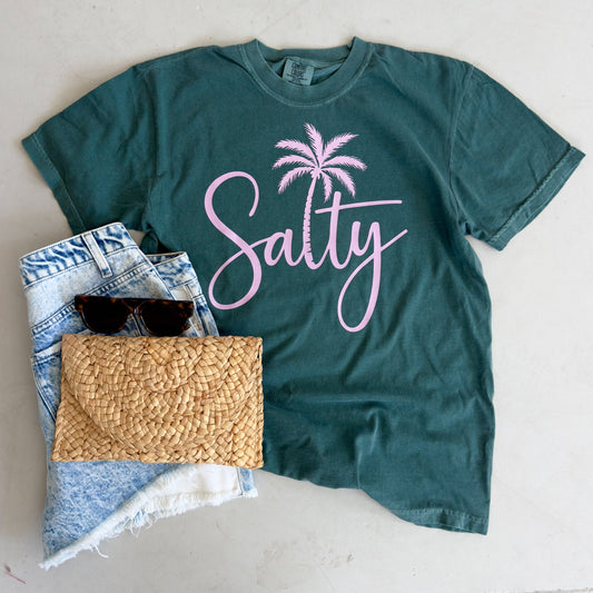 Salty Palm Tree Tee