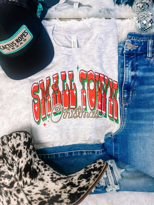 Western Small Town Christmas Graphic Tee