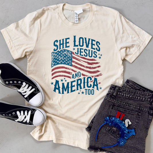 She Loves Jesus & America Too
