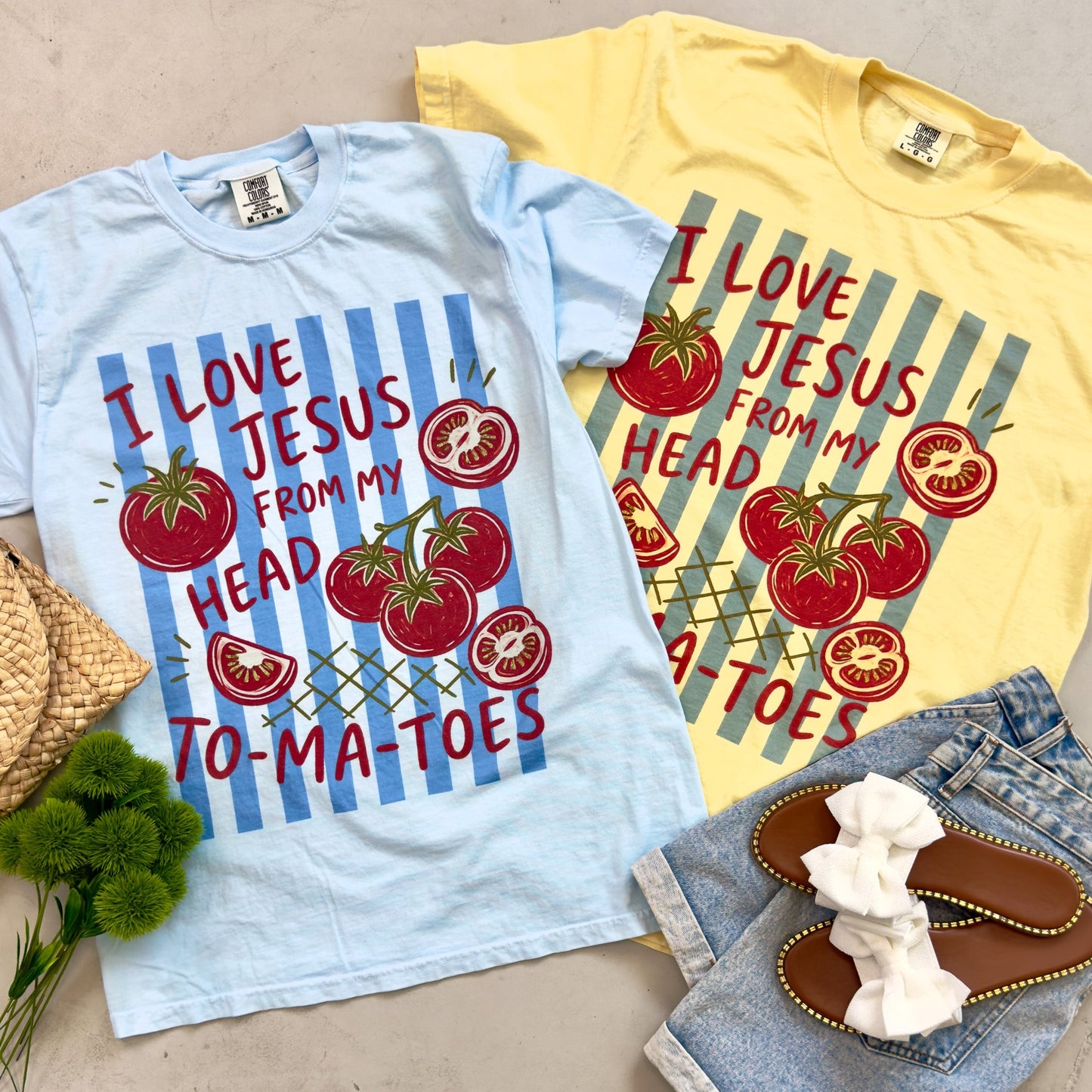 I Love Jesus From My Head To-Ma-Toes Graphic Tee