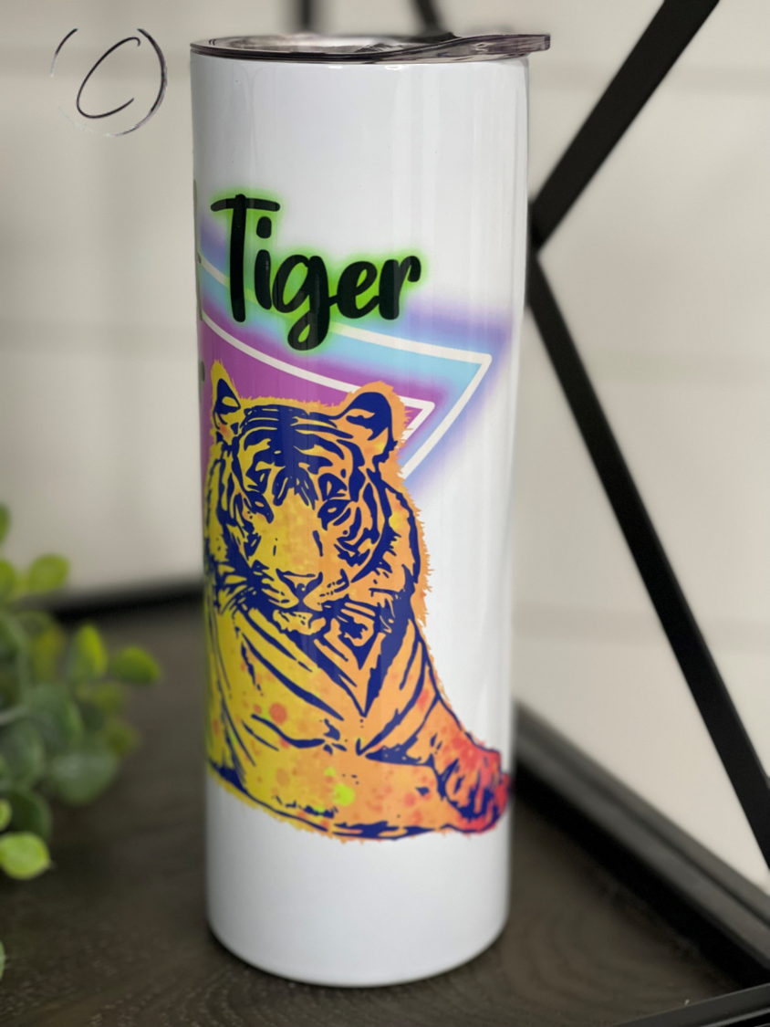 I Saw Tiger 20oz Skinny Tumbler