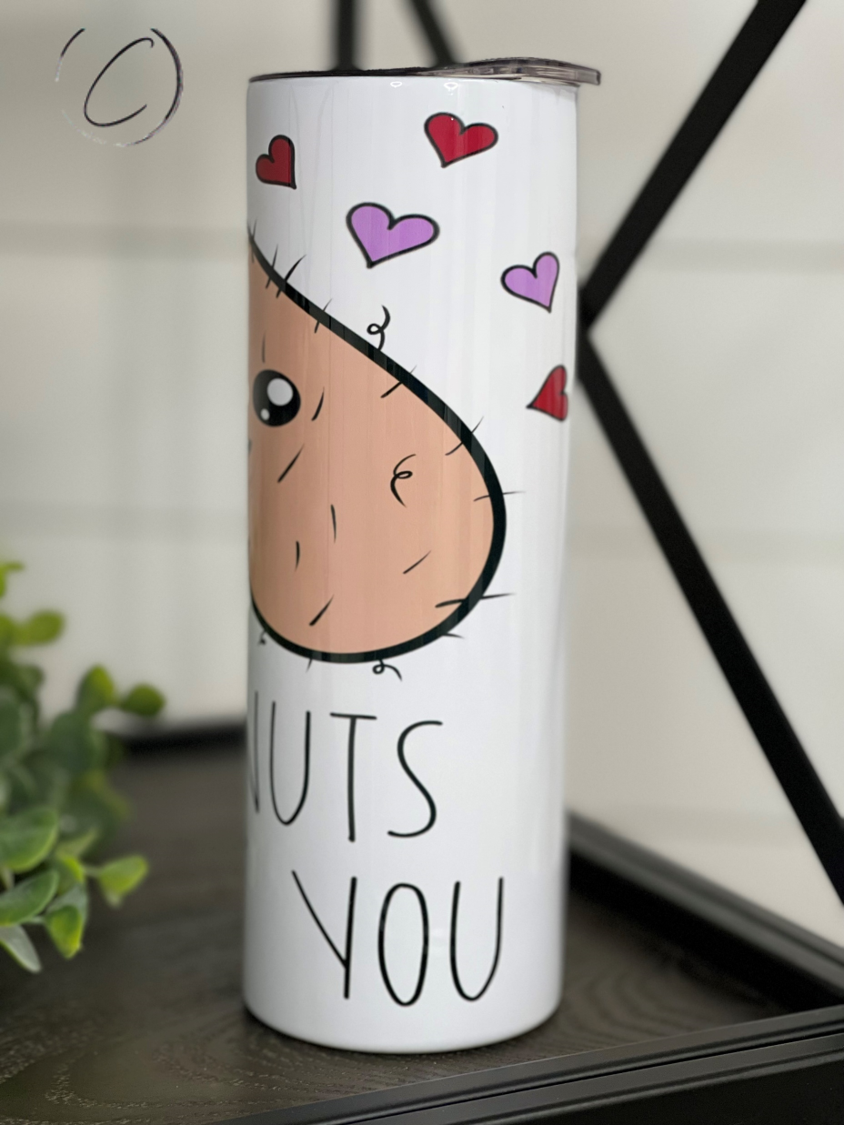 I'm Nuts About You 20oz Skinny Tumbler