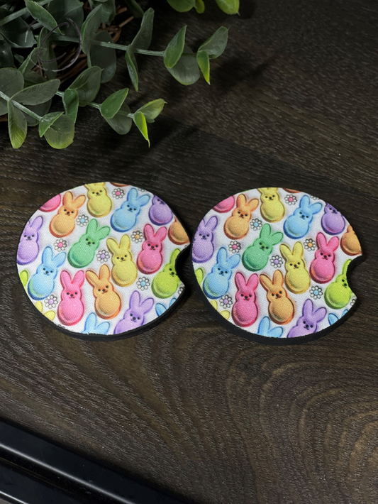 Inflated Colorful Peeps Car Coaster Set