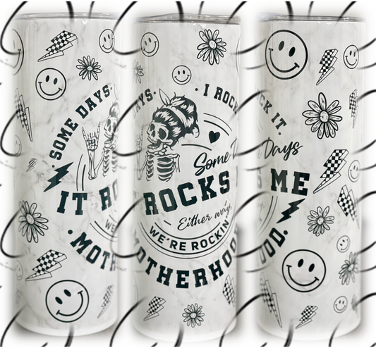 It Rocks Me, Motherhood 20oz Skinny Tumbler