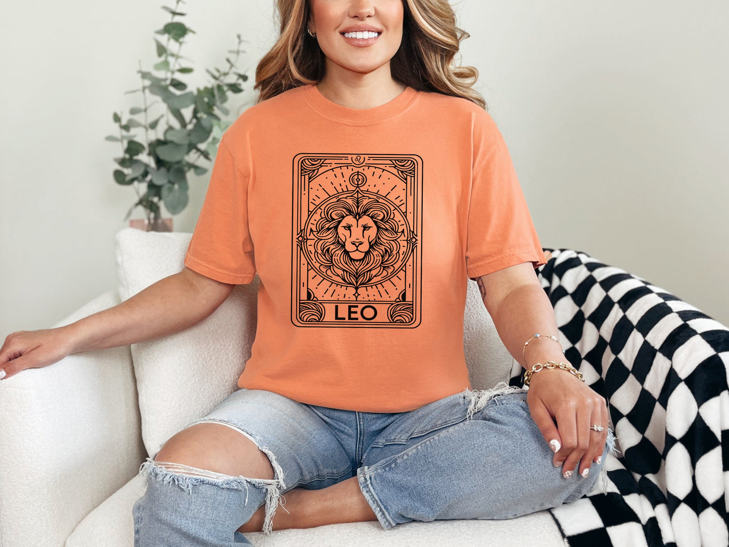 Zodiac Signs Tarot Card Graphic Tee
