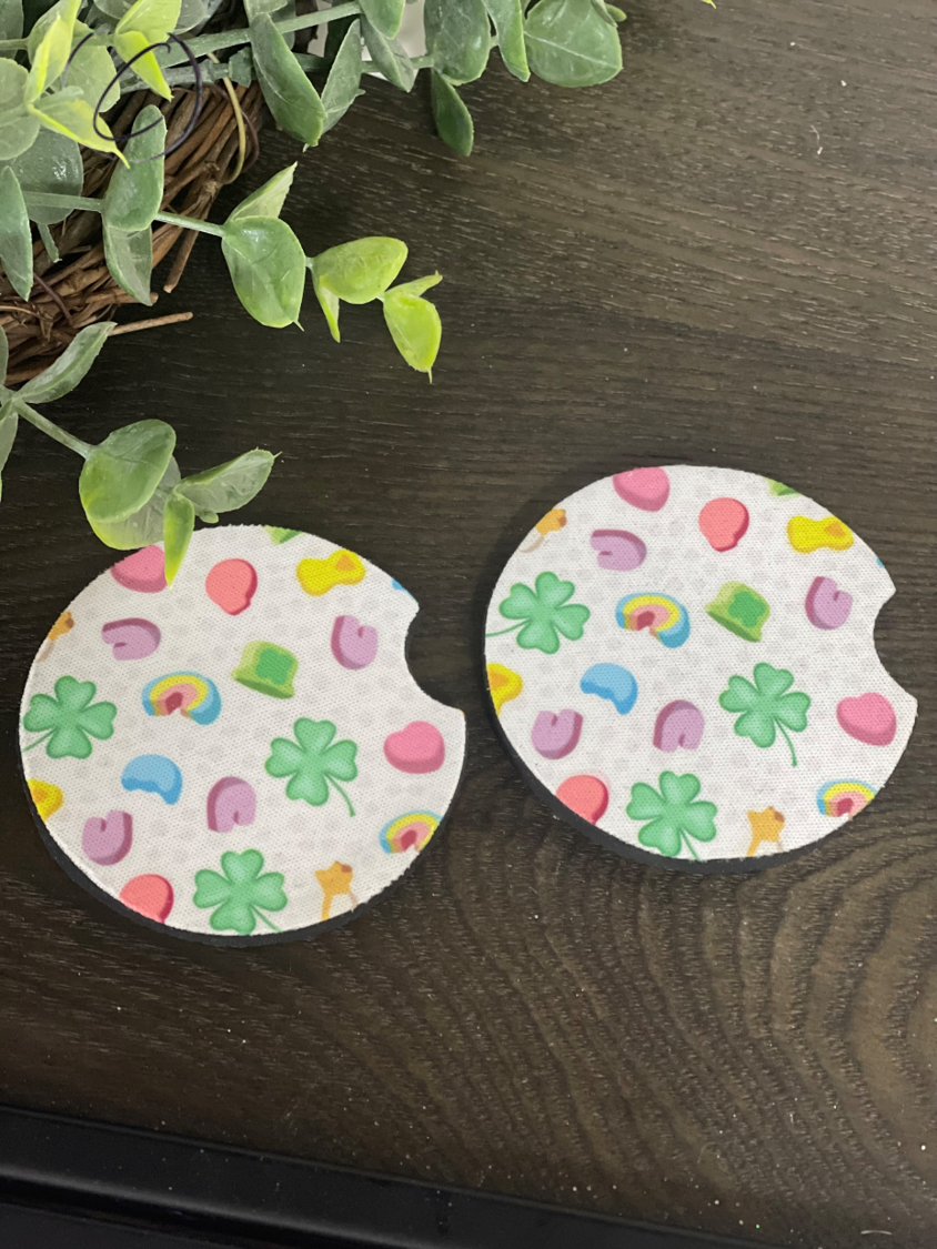 Lucky Charms Car Coaster Set