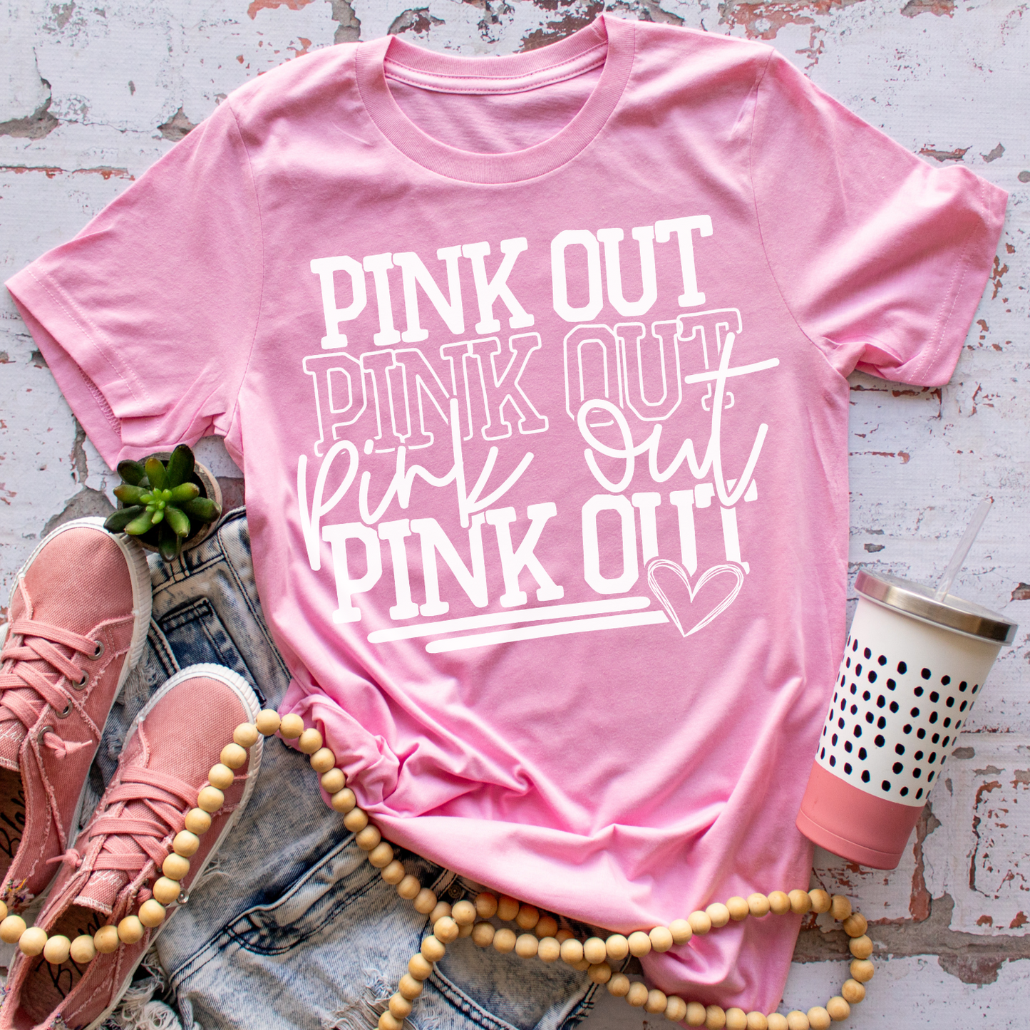 Pink Out Pink Out Pink Out - Tee