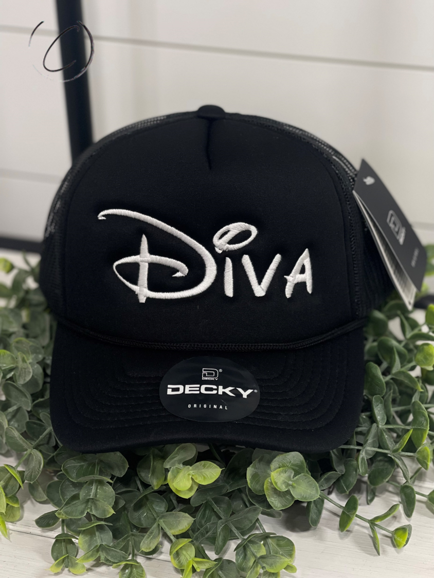 Adult Magical Diva Embroidered Foam Snapback Hat