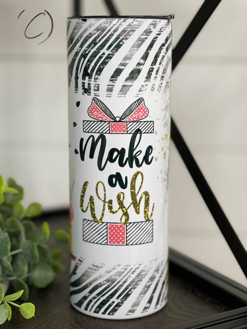 Make A Wish 20oz Skinny Tumbler