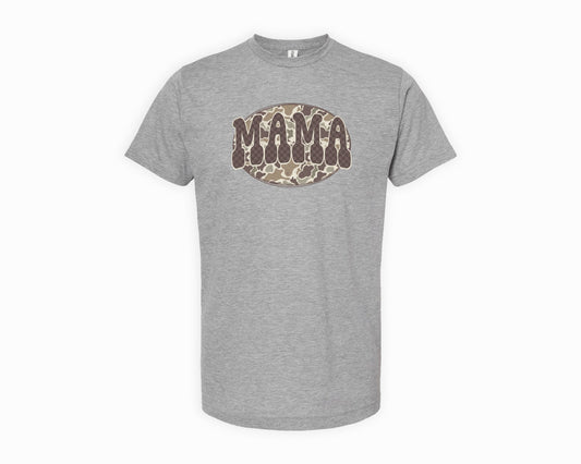 Mama Camo | Graphic Tee | Motherhood