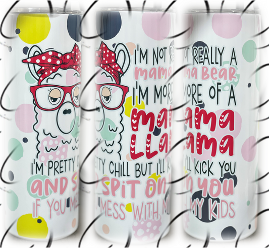 Mama Llama 20oz Skinny Tumbler