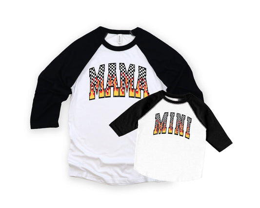 Mama and Mini Flames | Graphic Tee | Matching Mom and Son