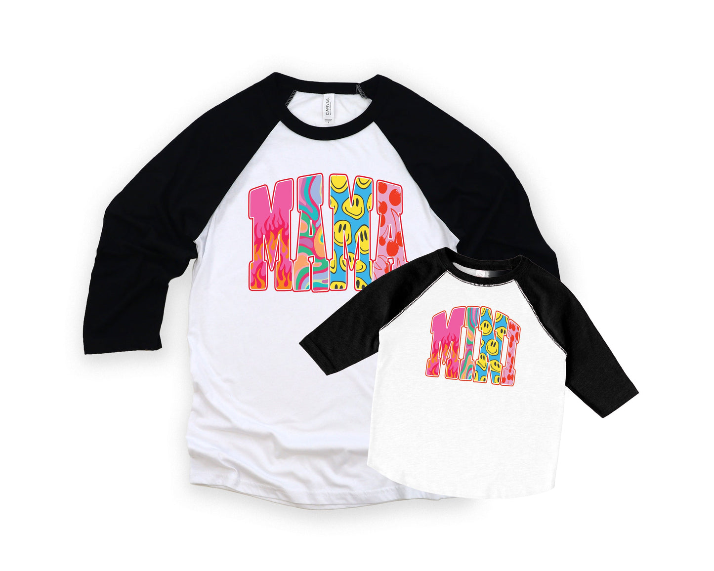 Mama and Mini Girly Pop | Graphic Tee | Matching Mom and Daughter