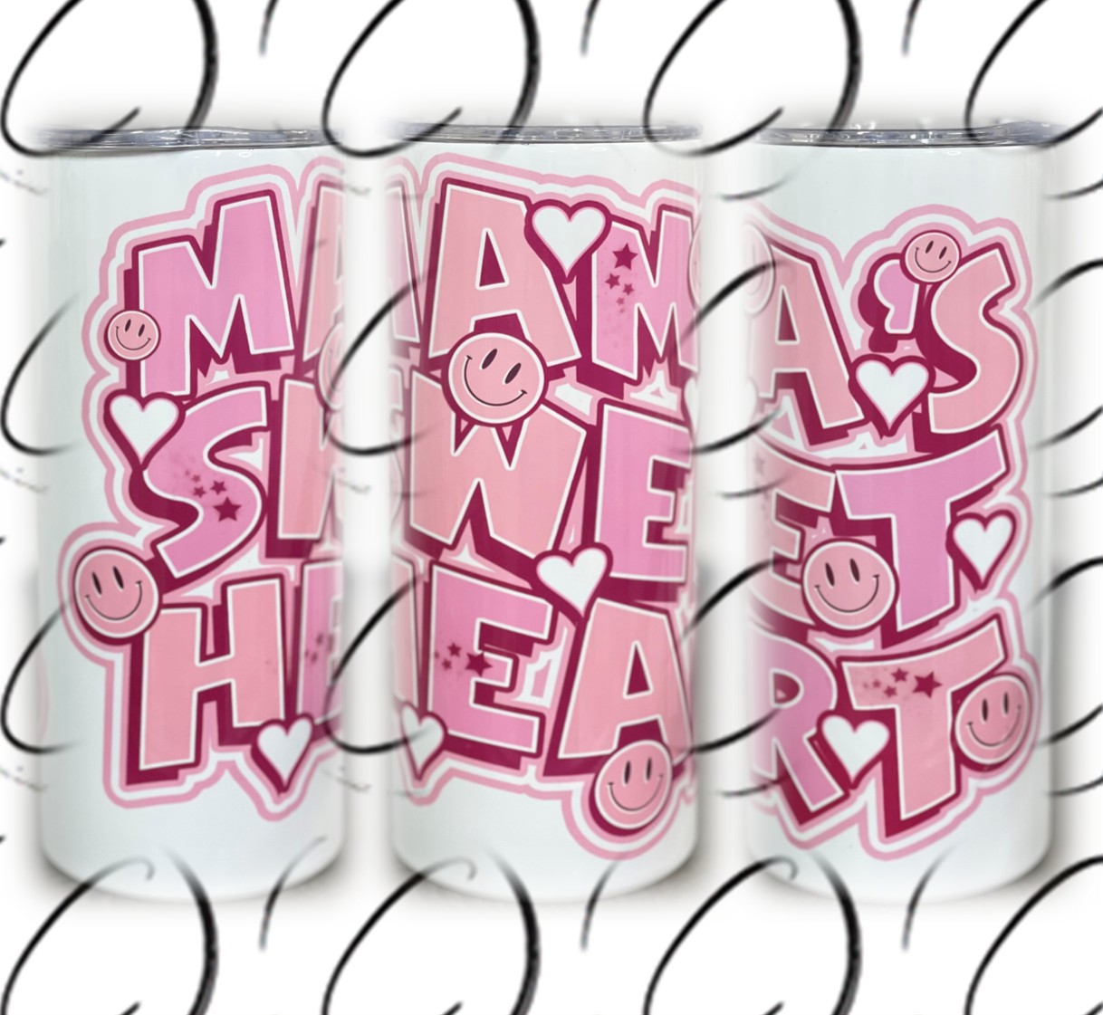 Mama's Sweet Heart 15oz Kids Skinny Tumbler