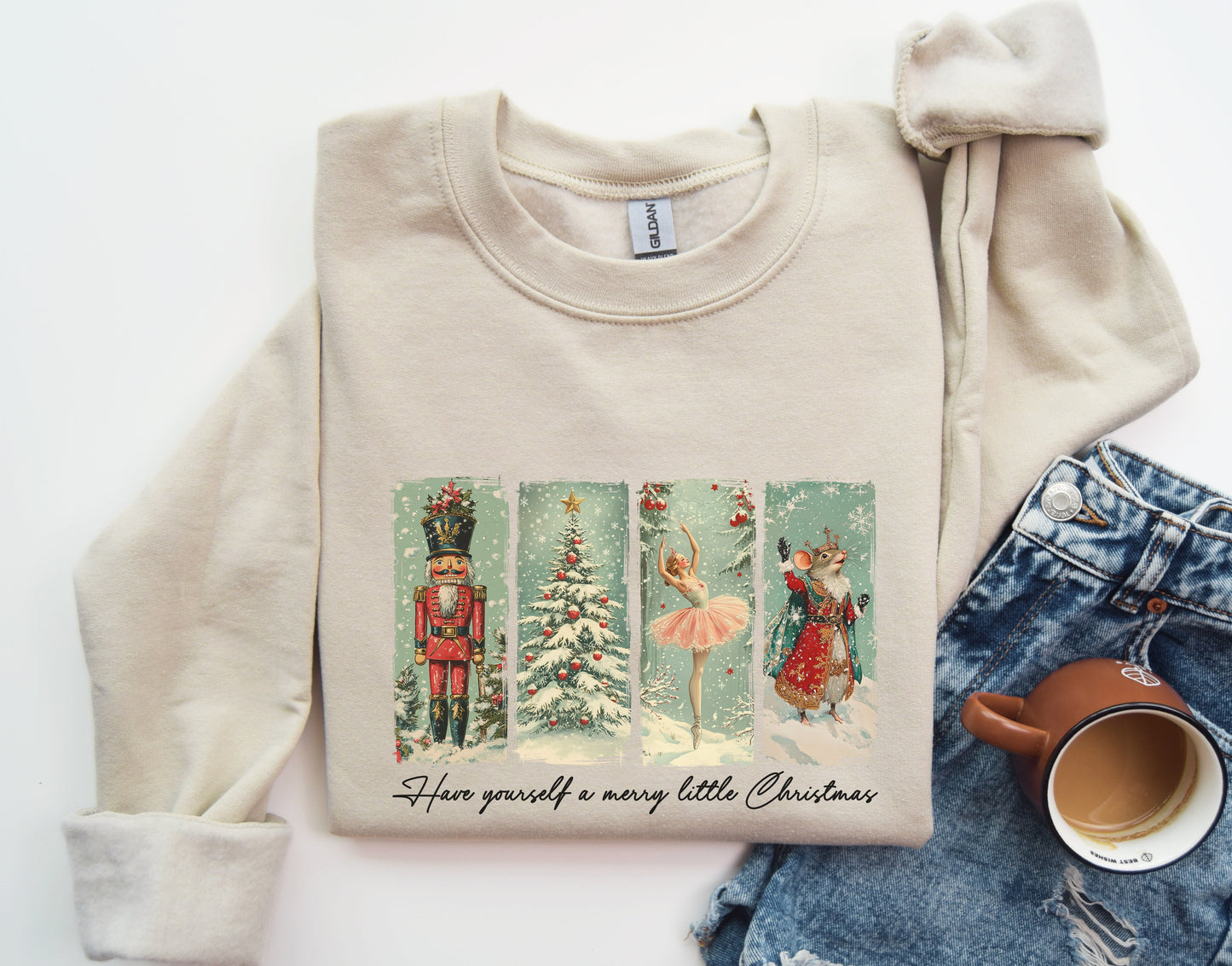 Merry Little Christmas The Nutcracker Sweatshirt