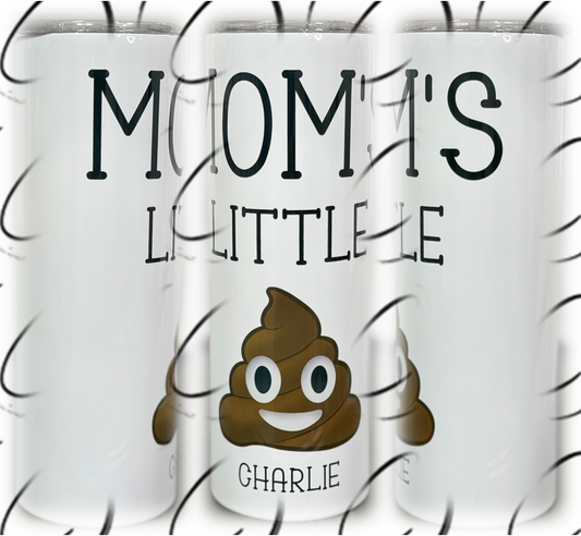 Mom's Little... Custom Name 20oz Skinny Tumbler