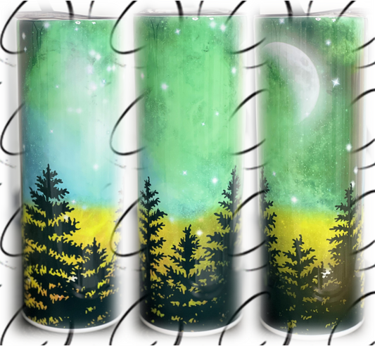 Northern Lights 20oz Skinny Tumbler