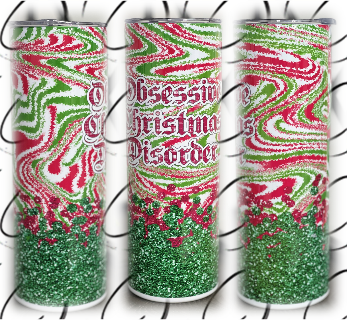 Obsessive Christmas Disorder 20oz Skinny Tumbler