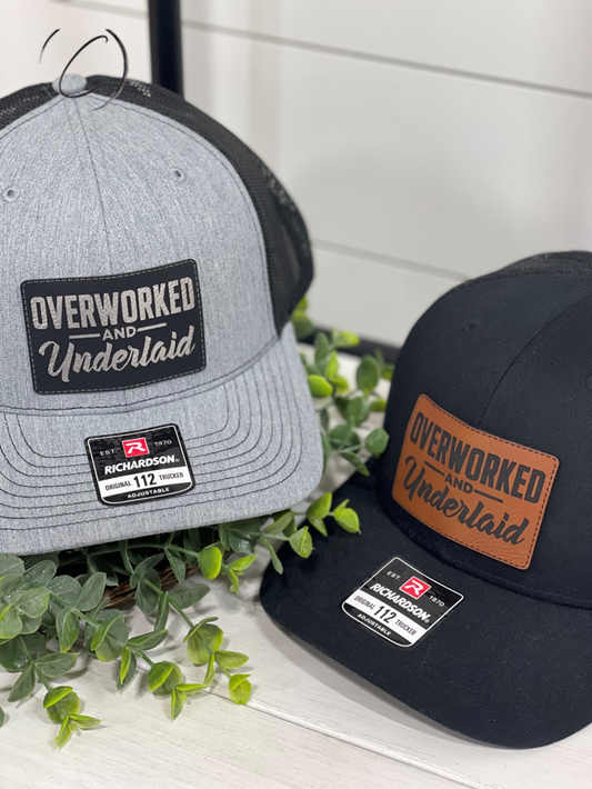 Adult Overworked And Underlaid Patch Snapback Hat