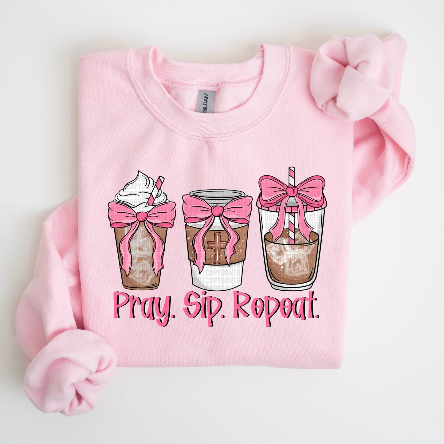 Pray Sip Repeat - Sweatshirt