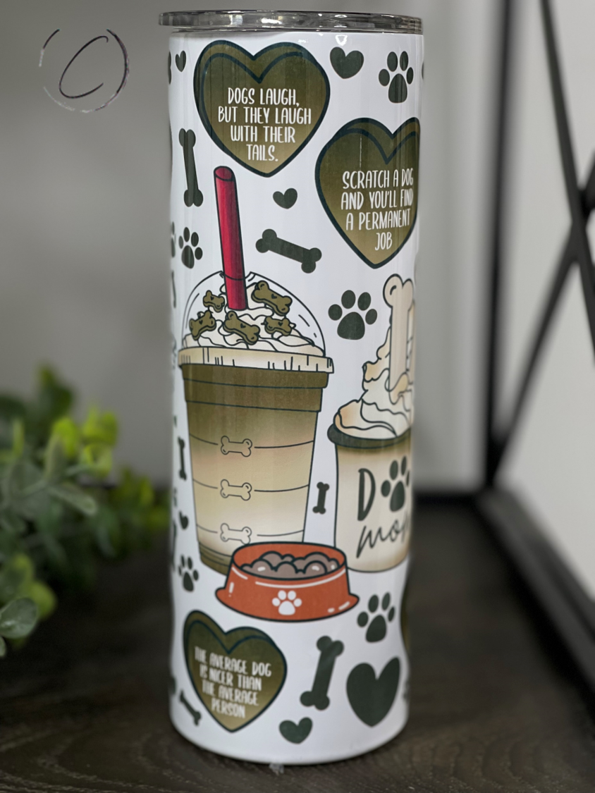 Puppucinos 20oz Skinny Tumbler