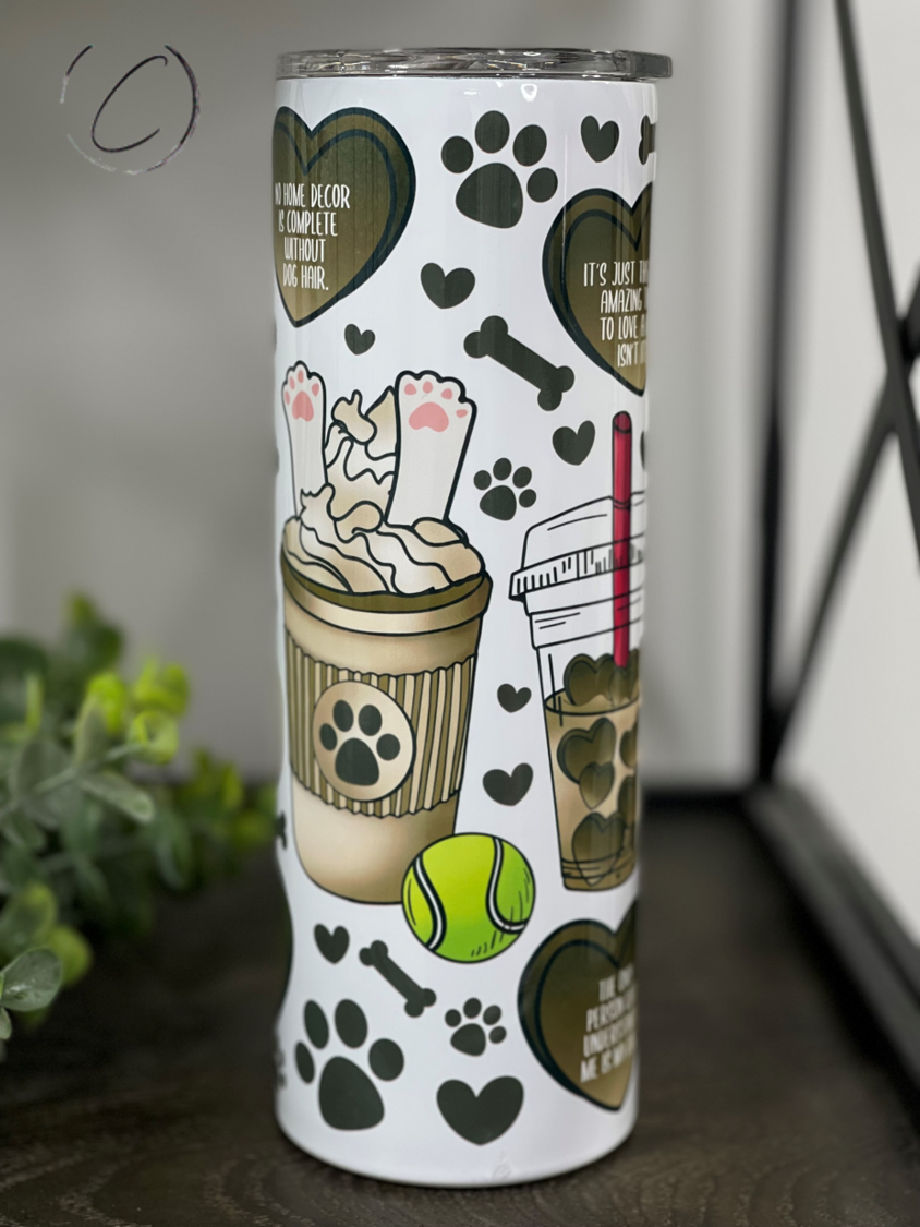 Puppucinos 20oz Skinny Tumbler