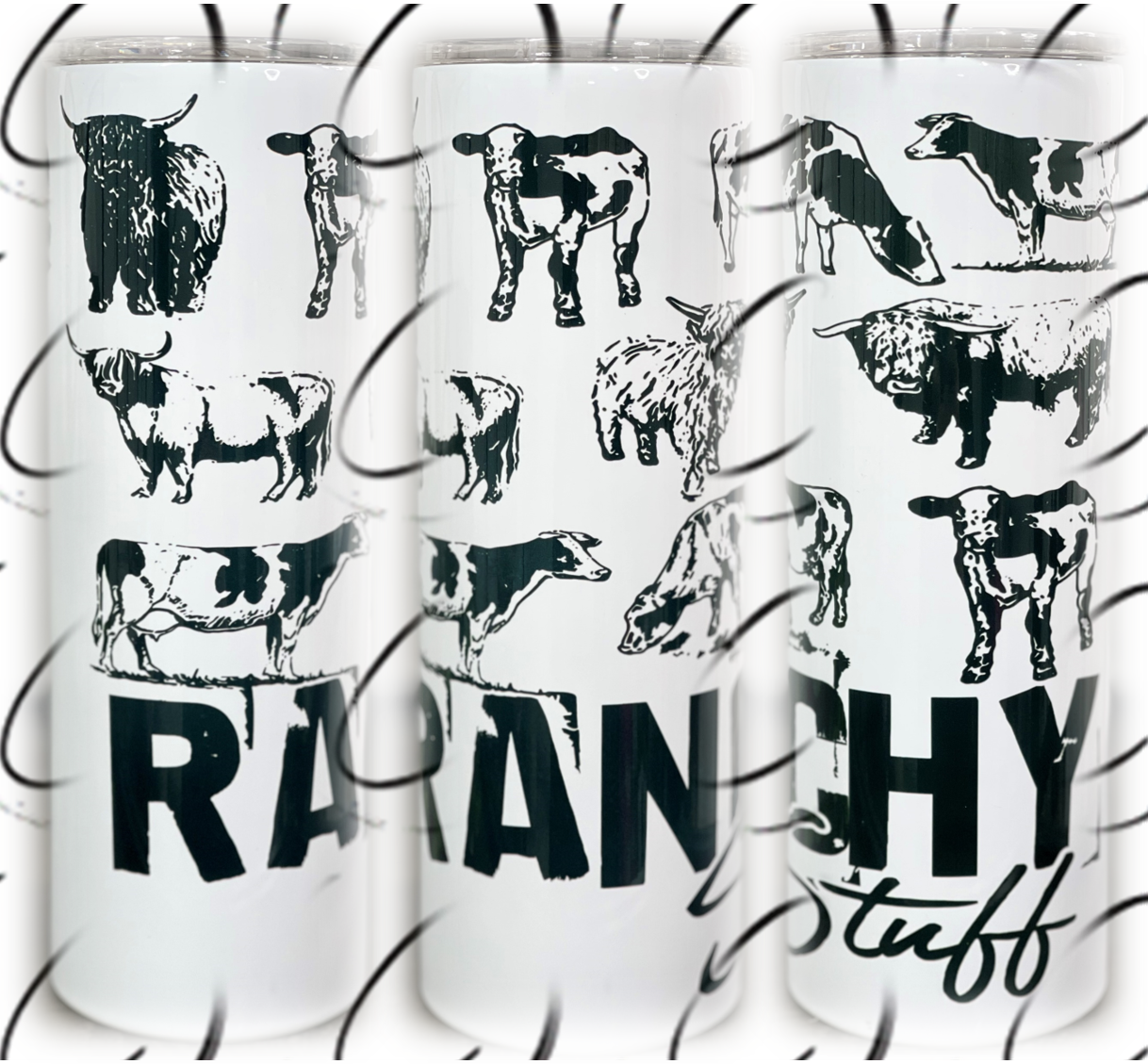 Ranchy Stuff 20oz Skinny Tumbler