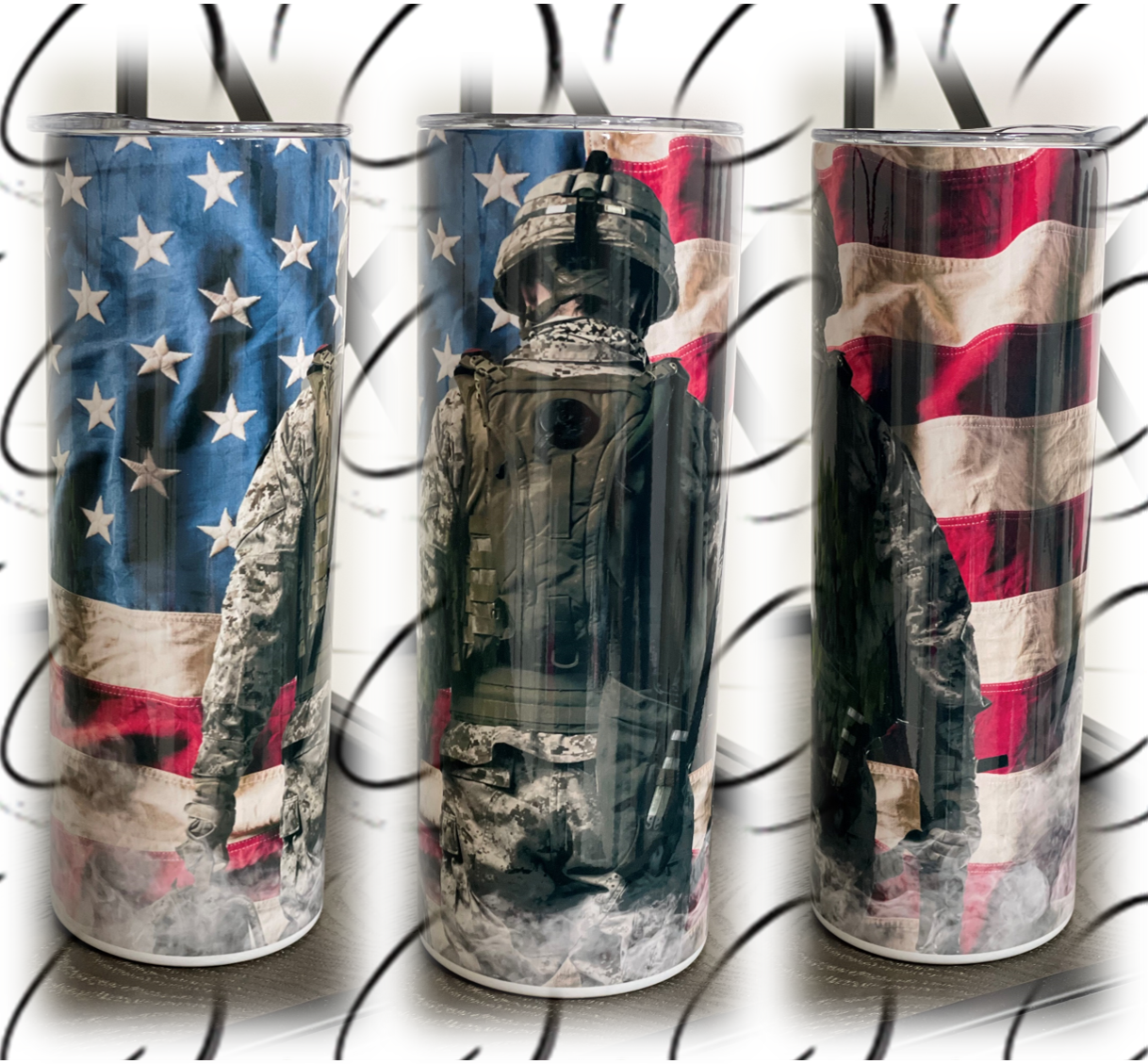 Soldier 20oz Skinny Tumbler