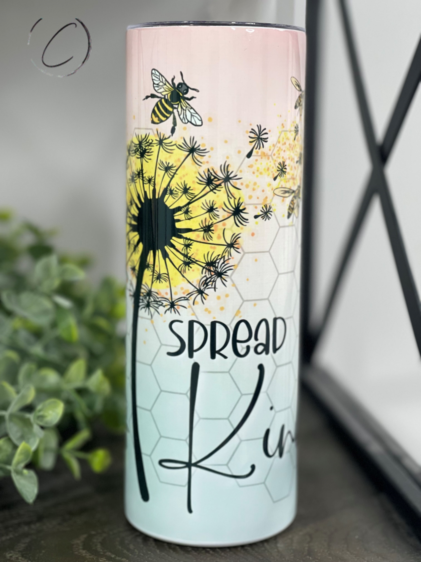 Spread Kindness 20oz Skinny Tumbler