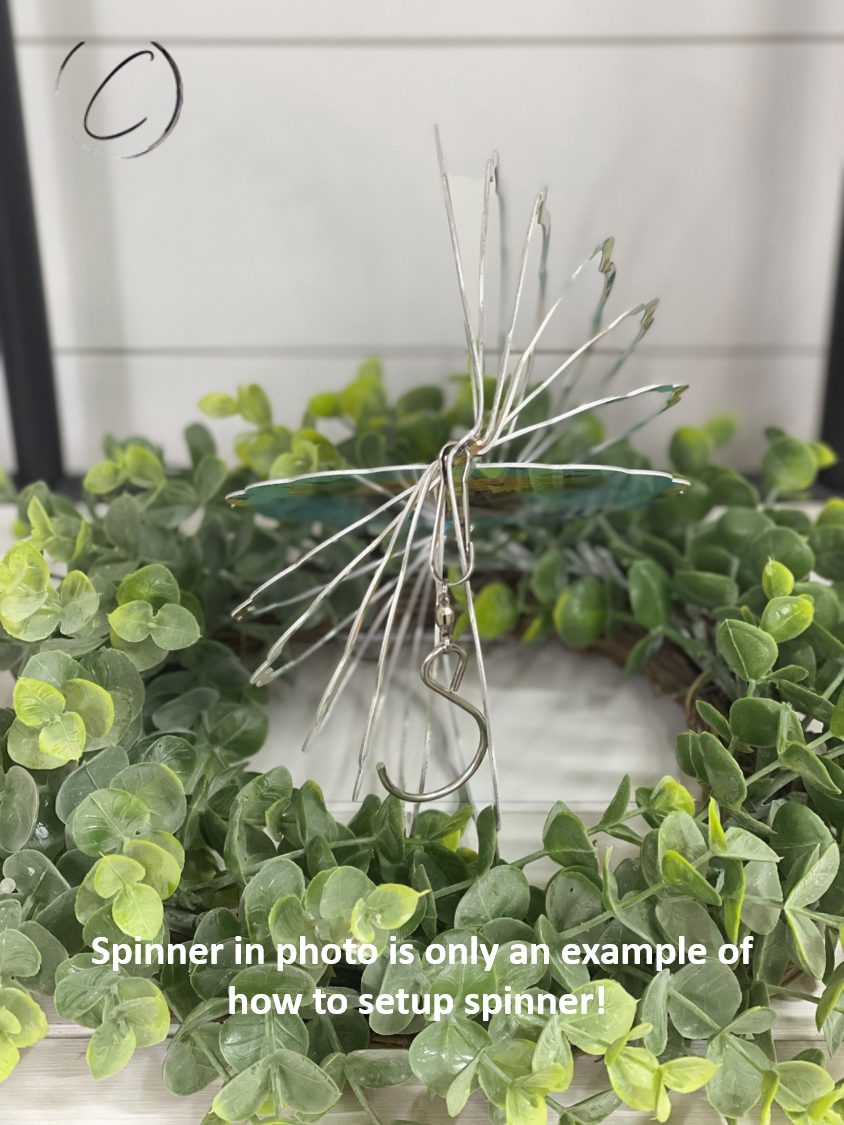 Patriotic Geode Wind Spinner