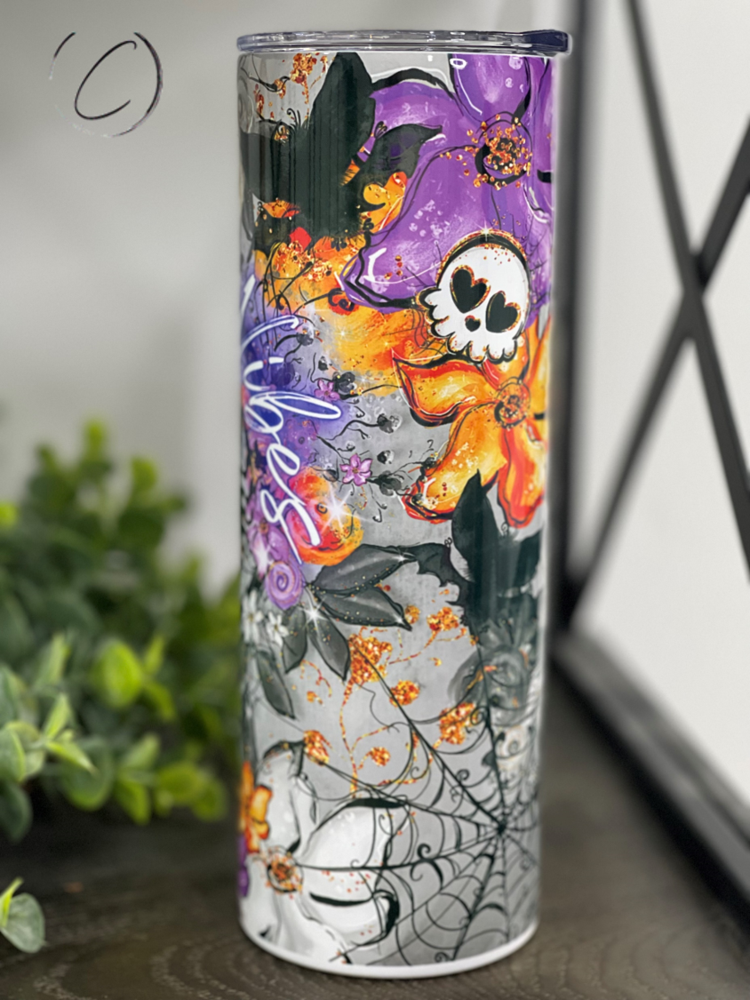 Spooky Vibes 20oz Skinny Tumbler