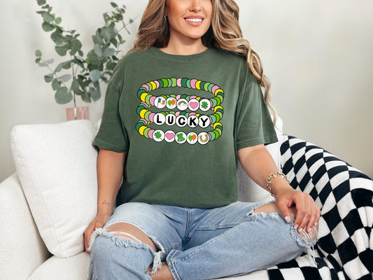 St. Patrick's Friendship Bracelet Graphic Tee