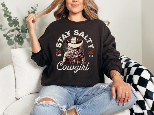 Stay Salty Cowgirl Sweatshirt