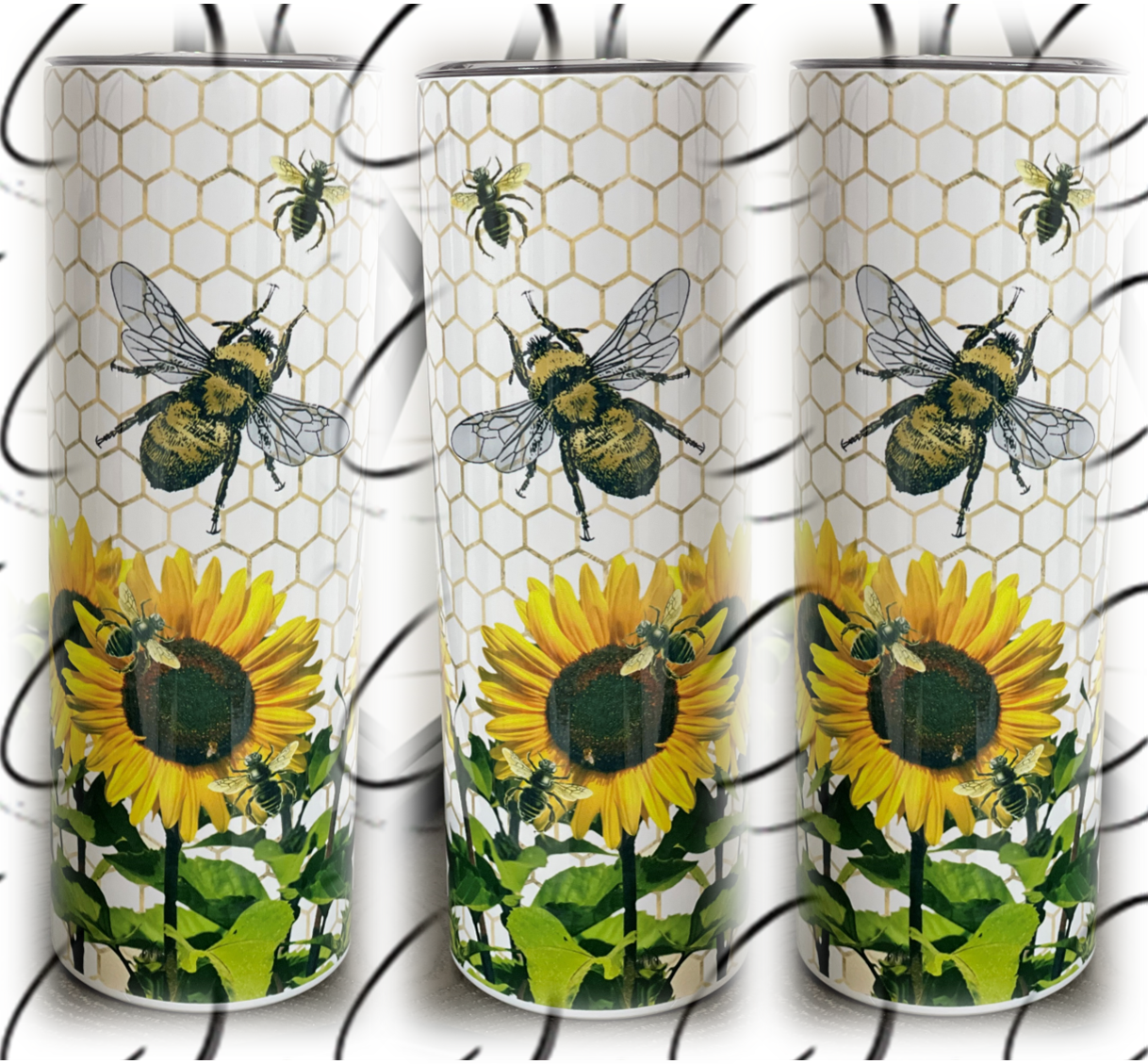 Sunny With A Little Honey 20oz Skinny Tumbler