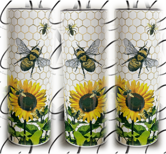 Sunny With A Little Honey 20oz Skinny Tumbler