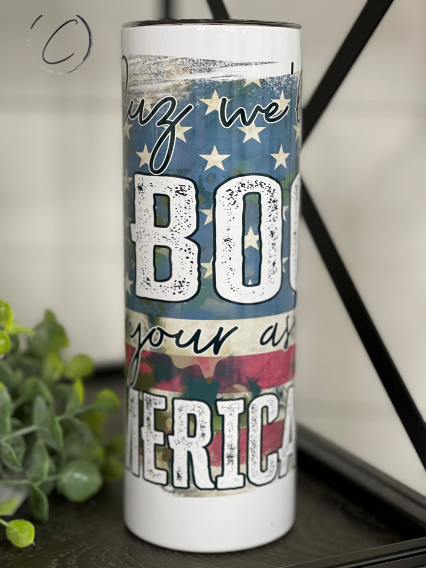 The American Way 20oz Skinny Tumbler