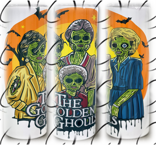 The Golden Ghouls 20oz Skinny Tumbler