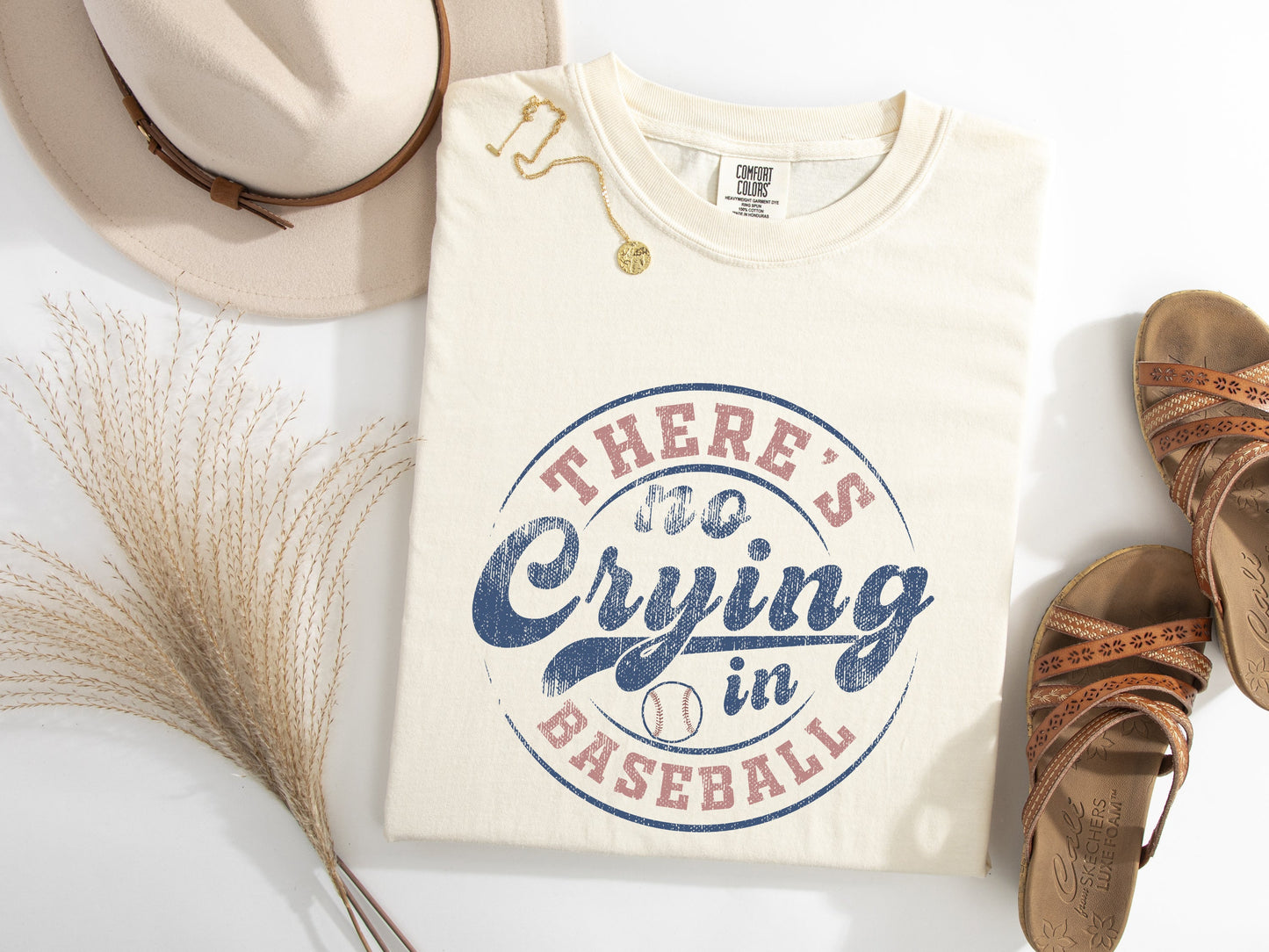 There's No Crying In Baseball Graphic Tee