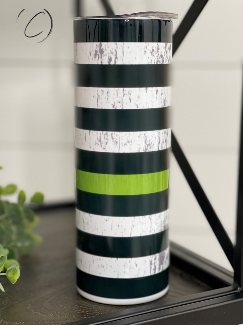 Thin Green Line 20oz Skinny Tumbler