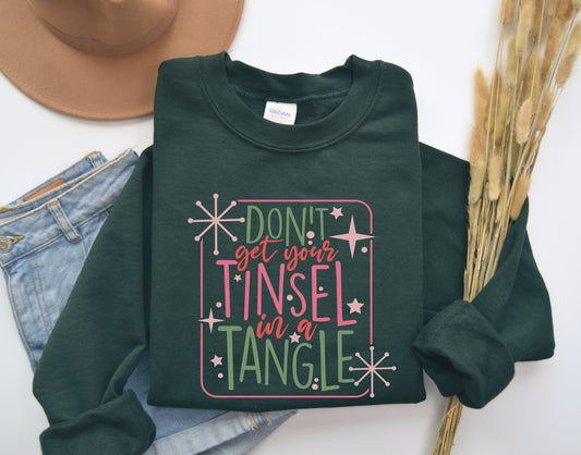 Tinsel In A Tangle Sweatshirt