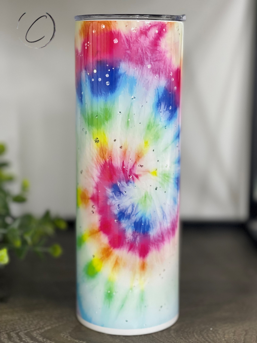 Traditional Tie Dye 20oz Skinny Tumbler